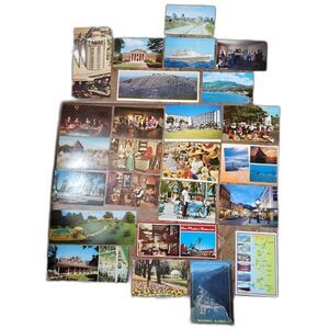 Vintage Postcard Lot – Bahamas, Williamsburg, Alaska – 26 Cards